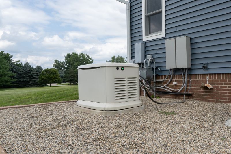 Generator Installed Near a House